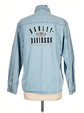 Harley Davidson Long Sleeve Button-Down Shirt (view 2)