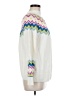 Vince Camuto Chevron-herringbone White Pullover Sweater Size M - photo 4