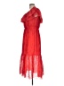 Unbranded 100% Polyester Red Cocktail Dress Size 12 - photo 5