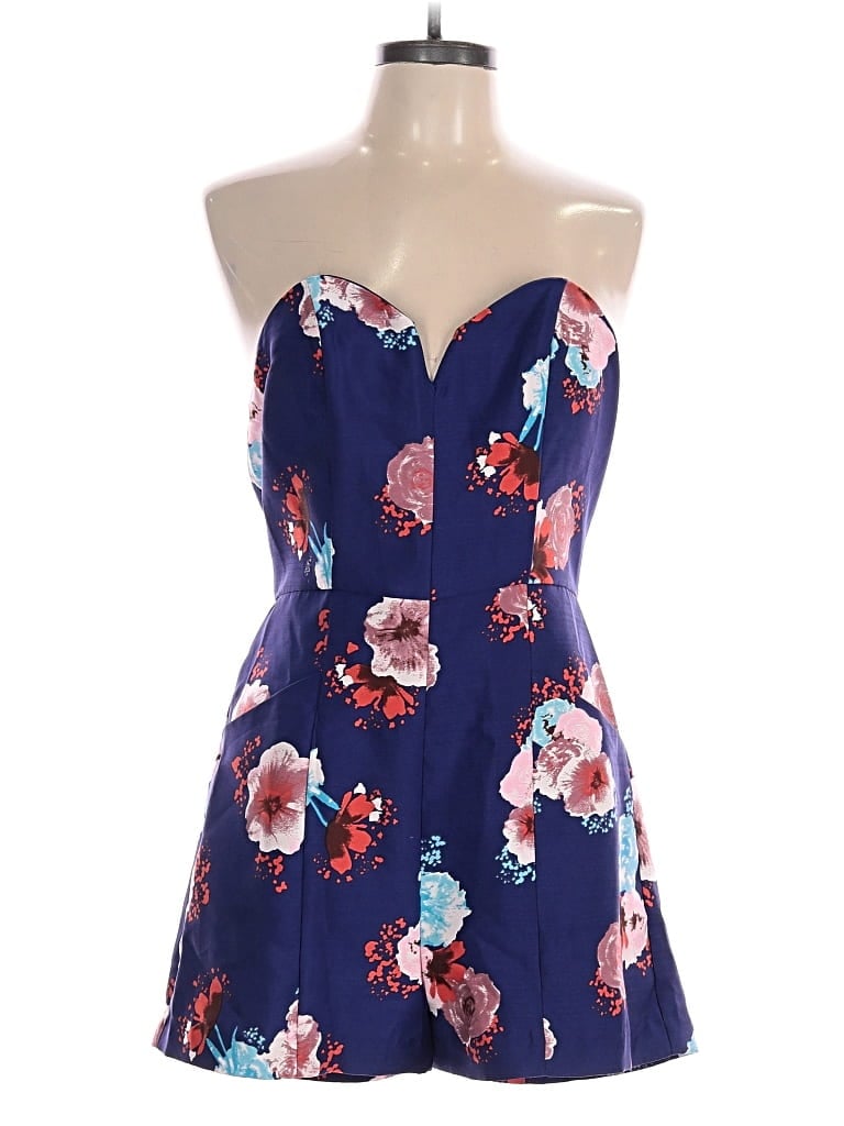 Pre-owned Ark & Co. Romper In Blue