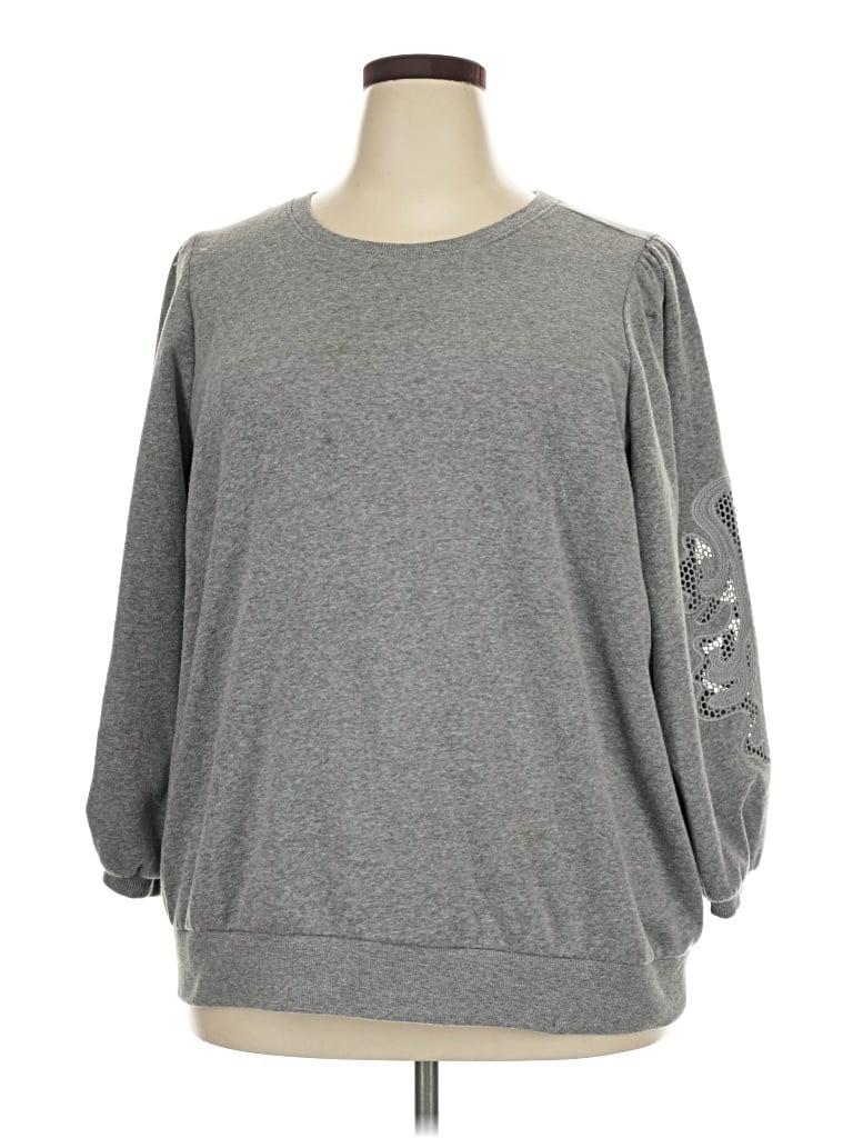 Pre-owned Torrid Sweatshirt In Gray