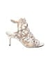 Vince Camuto Silver White Sandals Size 8 1/2 - photo 1