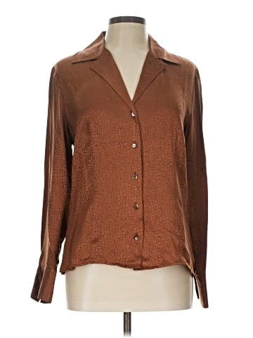 Talbots Long Sleeve Silk Top (view 1)