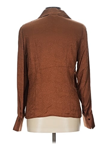 Talbots Long Sleeve Silk Top (view 2)