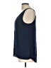 Fortune + Ivy 100% Polyester Blue Sleeveless Blouse Size L - photo 5