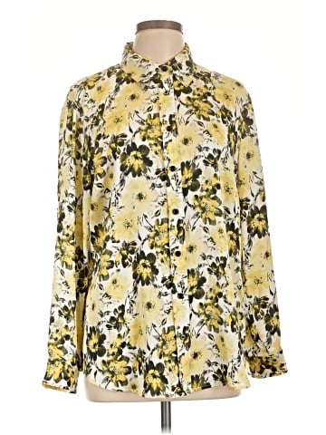 Kasper Long Sleeve Blouse (view 1)