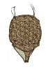 Forever 21 100% Polyester Gold Bodysuit Size M - photo 1