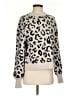 Karen Kane Animal Print Silver Pullover Sweater Size S - photo 1