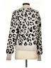 Karen Kane Animal Print Silver Pullover Sweater Size S - photo 2