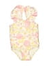 Gerber Floral Ivory One Piece Swimsuit 9-12 MO / 12 MO - photo 1