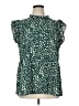 Angashion Green Sleeveless Blouse Size XL - photo 1