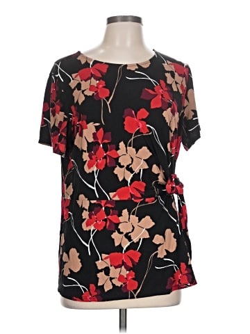 Liz Claiborne Short Sleeve Blouse (view 1)