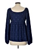 Torrid Blue Long Sleeve Blouse Size Lg Plus (0) - photo 2