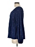 Torrid Blue Long Sleeve Blouse Size Lg Plus (0) - photo 5