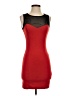 Forever 21 Color Block Red Cocktail Dress Size S - photo 1