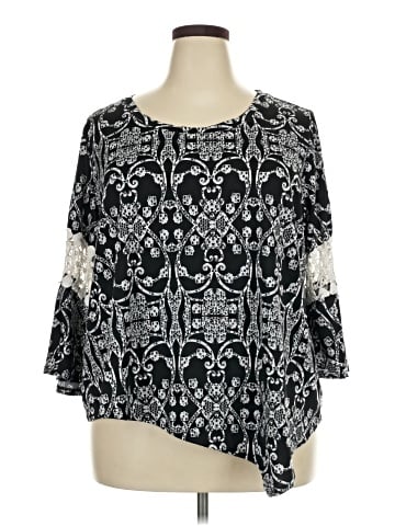 New Directions 3/4 Sleeve Blouse (view 1)
