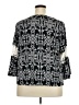 New Directions Black 3/4 Sleeve Blouse Size 3X - photo 2