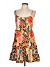 Shein Tropical Orange Cocktail Dress Size L - photo 1