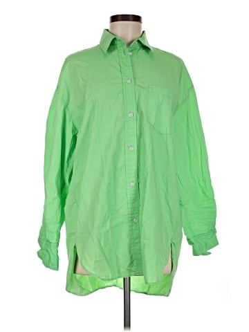 Zara Long Sleeve Button-Down Shirt (view 1)