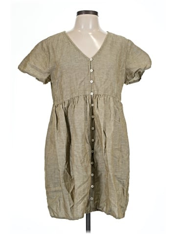 Madewell Linen-Blend Alexandra Button-Front Mini Dress (view 1)