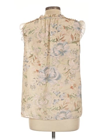 Rose + Olive Sleeveless Blouse (view 2)