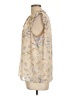 Rose + Olive Ivory Sleeveless Blouse Size L - photo 5
