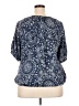 Torrid Blue Short Sleeve Blouse Size 2X Plus (2) - photo 2