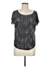 Maurices 100% Polyester Gray Short Sleeve Top Size M - photo 1
