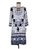 Studio One Paisley Blue Casual Dress Size M - photo 1