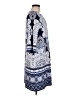 Studio One Paisley Blue Casual Dress Size M - photo 4