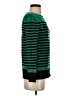 Liz Claiborne 100% Cotton Stripes Green Pullover Sweater Size S - photo 4