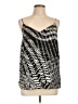Calvin Klein 100% Polyester Silver Sleeveless Blouse Size L - photo 1
