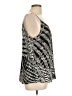 Calvin Klein 100% Polyester Silver Sleeveless Blouse Size L - photo 4