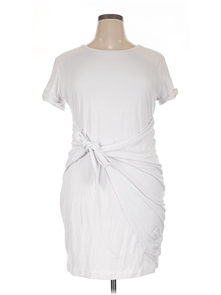 Pre-owned Lillusory Casual Dress In White