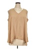 Shein Curve Tan Sleeveless Blouse Size 16 Plus (2) - photo 1