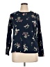 Croft & Barrow 100% Cotton Floral Blue Pullover Sweater Size XL - photo 1