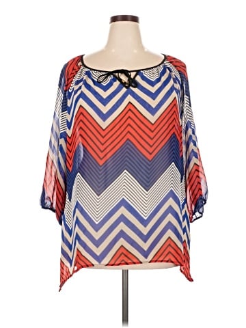 New Directions 3/4 Sleeve Blouse (view 1)
