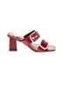 Bamboo Red Sandals Size 6 1/2 - photo 1