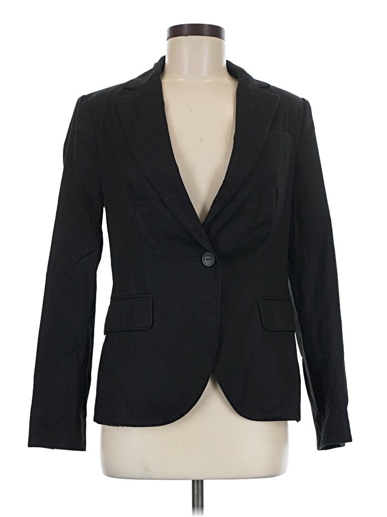 Pre-owned Zara Basic Blazer Jacket In Black