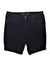 Torrid Solid Black Shorts Size 24 - photo 1