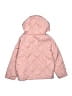 Carter's 100% Polyester Solid Pink Snow Jacket Size 5 - 6 - photo 2