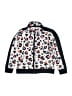 Hanna Andersson Hearts White Track Jacket Size 5 - photo 1