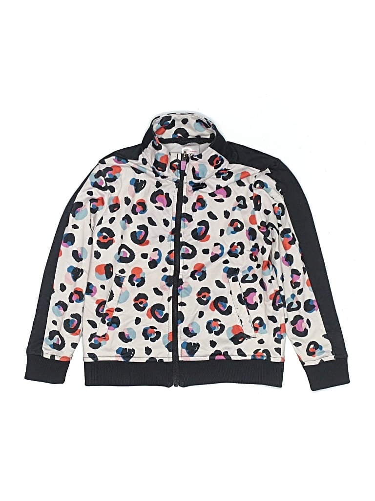 Pre-owned Hanna Andersson Kids' Track Jacket In White