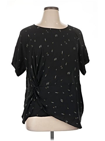 Worthington Short Sleeve Blouse (view 1)