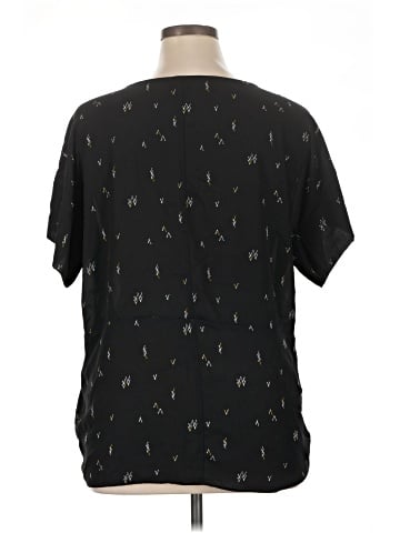 Worthington Short Sleeve Blouse (view 2)