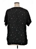 Worthington 100% Polyester Black Short Sleeve Blouse Size XL - photo 2