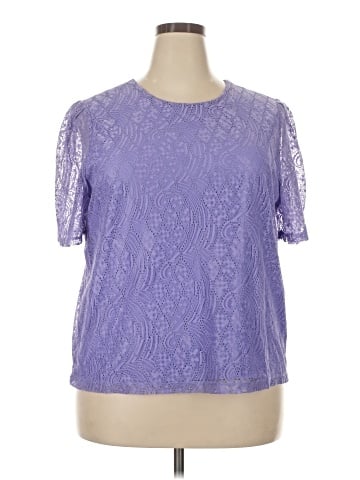 Liz Claiborne Short Sleeve Blouse (view 1)