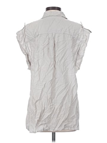 BCBGMAXAZRIA Sleeveless Button-Down Shirt (view 2)