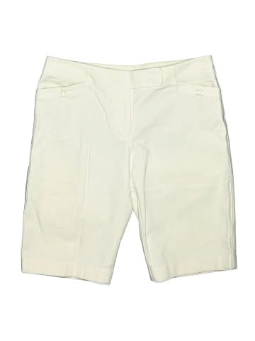 White House Black Market Khaki Shorts (view 1)