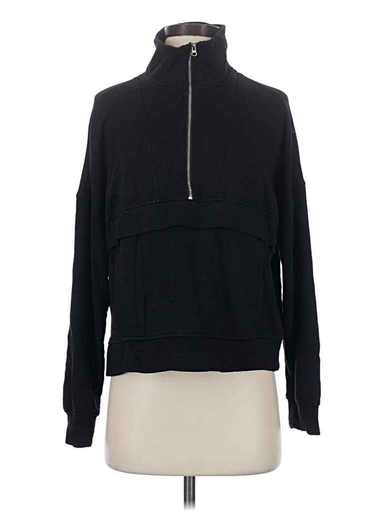 Pre-owned Danskin Turtleneck Sweater In Black